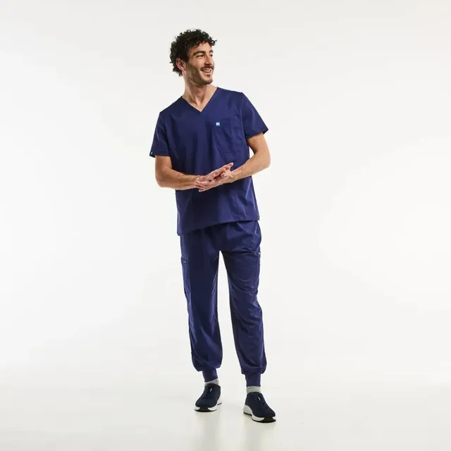 Aelin LUCA Jogger tenue médicale homme bleu marine