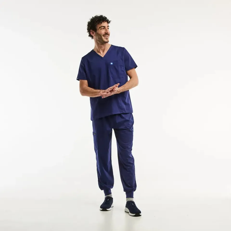Aelin LUCA Jogger tenue médicale homme bleu marine