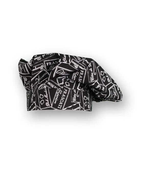 Toque Gary's Grand Chef imprimée carreaux noir blanc G