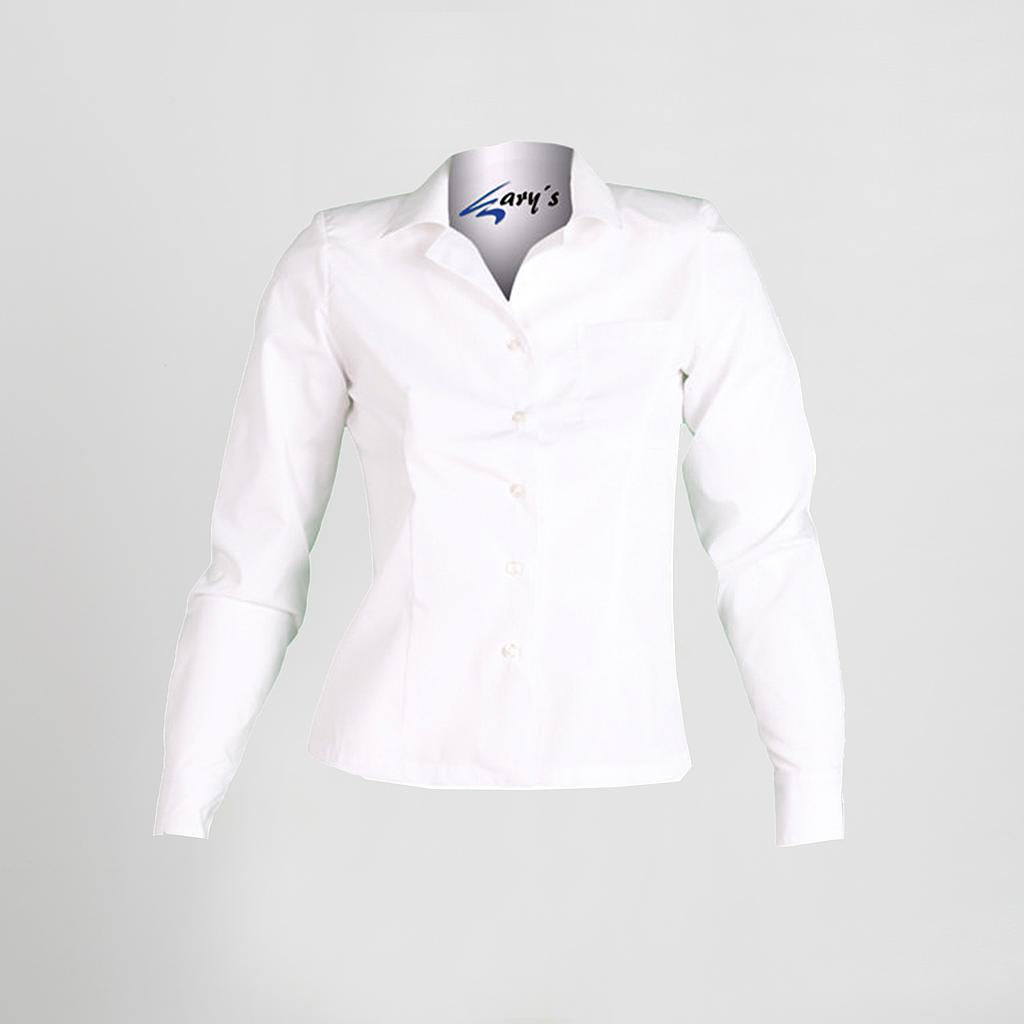 Gary's Blouses chemisier femme noir manches longues cintré