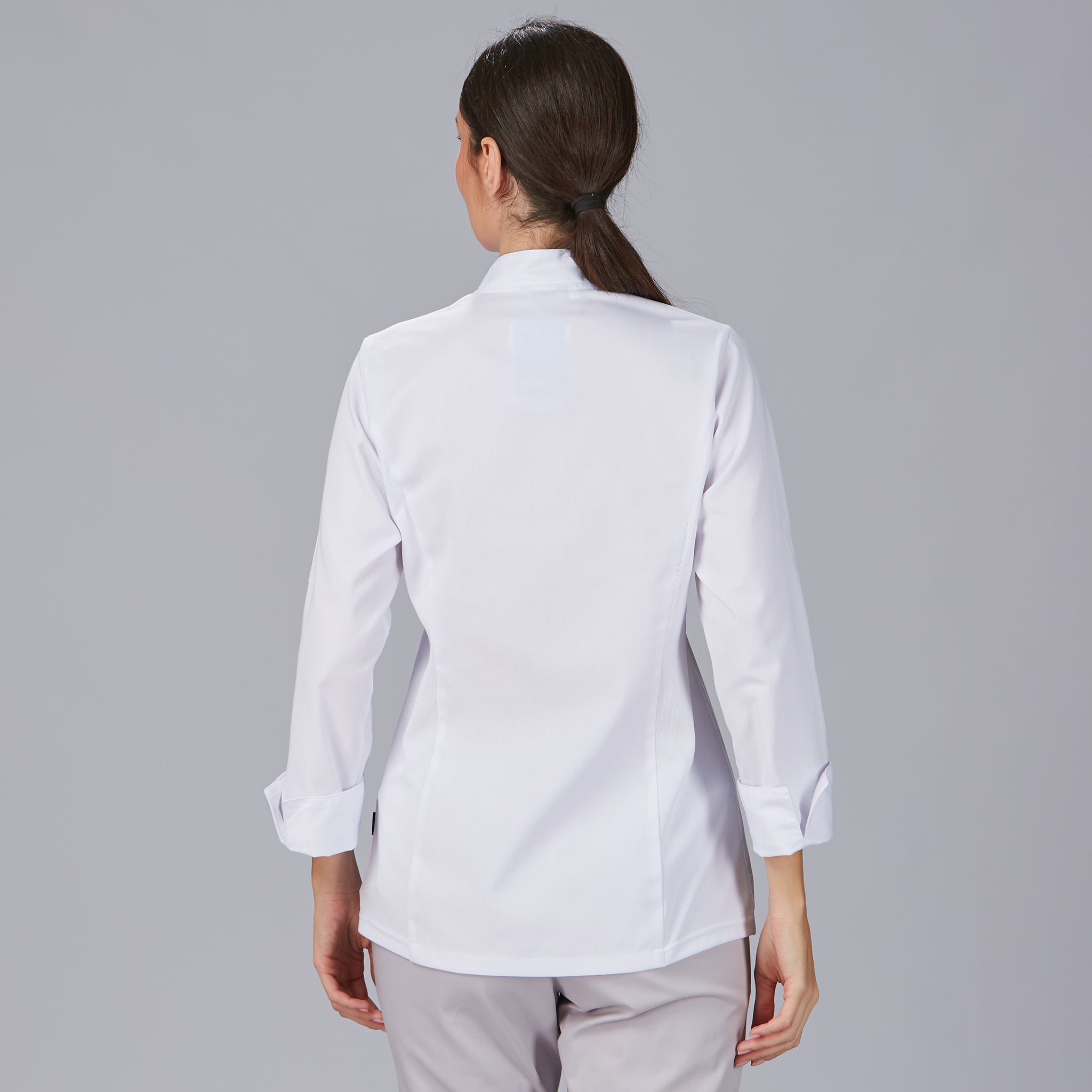 Gary's Varela veste cuisine femme noire manches longues