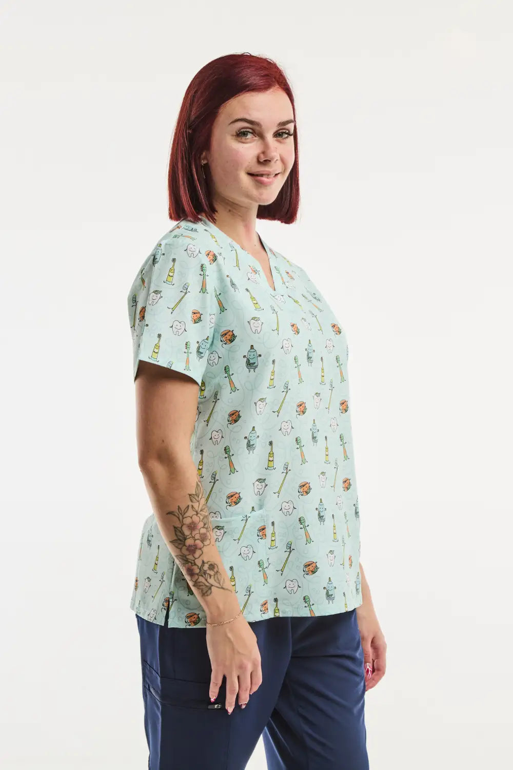 Aelin Paris Brosse Party tunique médicale femme stretch