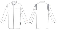 GARY'S Chef Jackets Apolo veste cuisine blanche