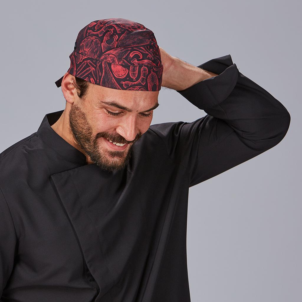 Gary's Caps bandana pirate microfibre imprimé bœuf