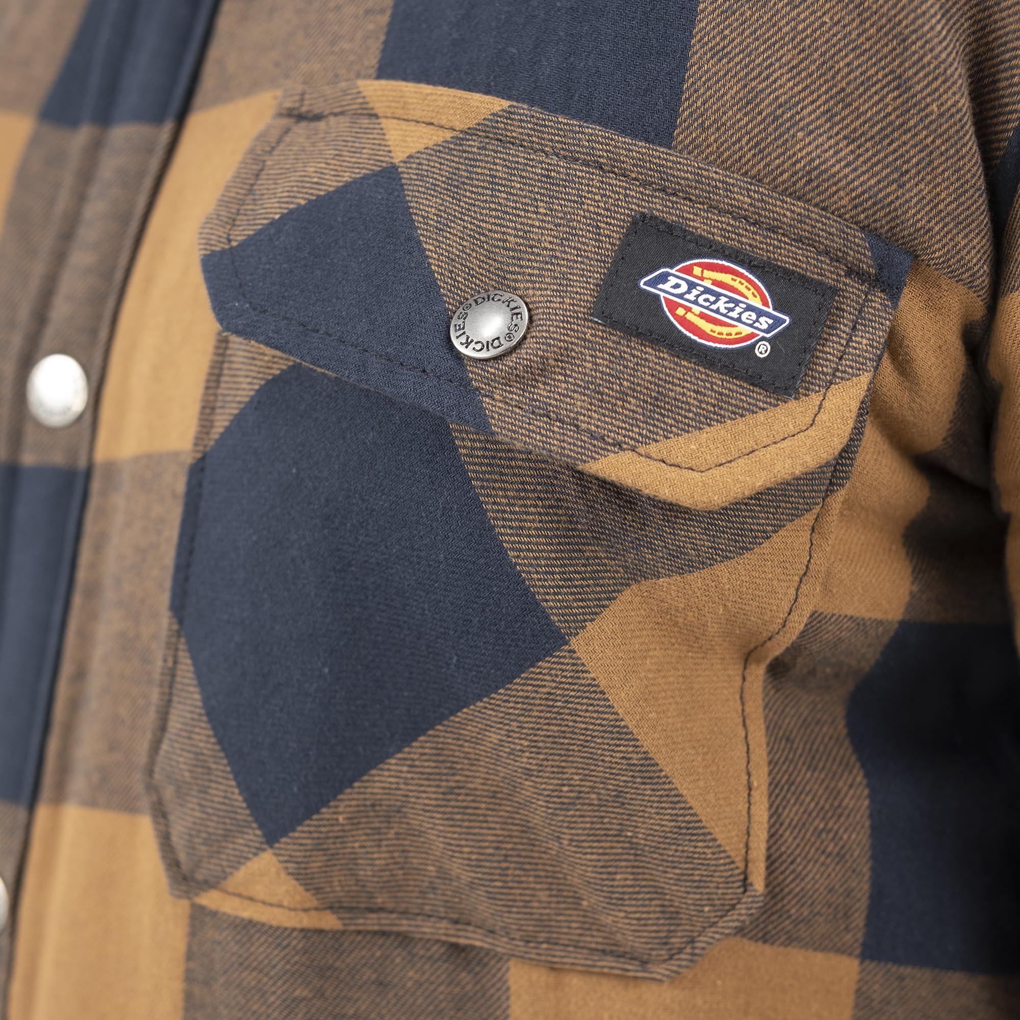 Dickies Vestes Surchemise Flanelle Hydroshield Marron