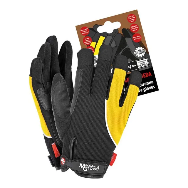 Reis Andromeda Rmc gants de travail noir/jaune taille L lot 12