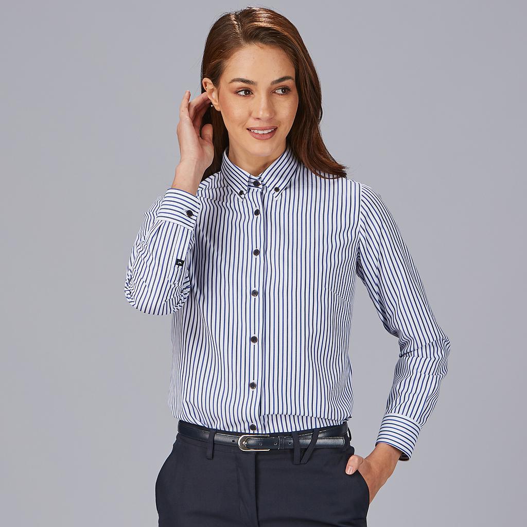 Gary's Simonetta chemise femme rayée bleu marine