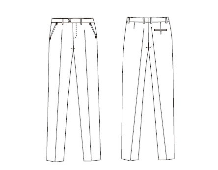 GARY'S Tecno pantalon slim homme noir sans pinces