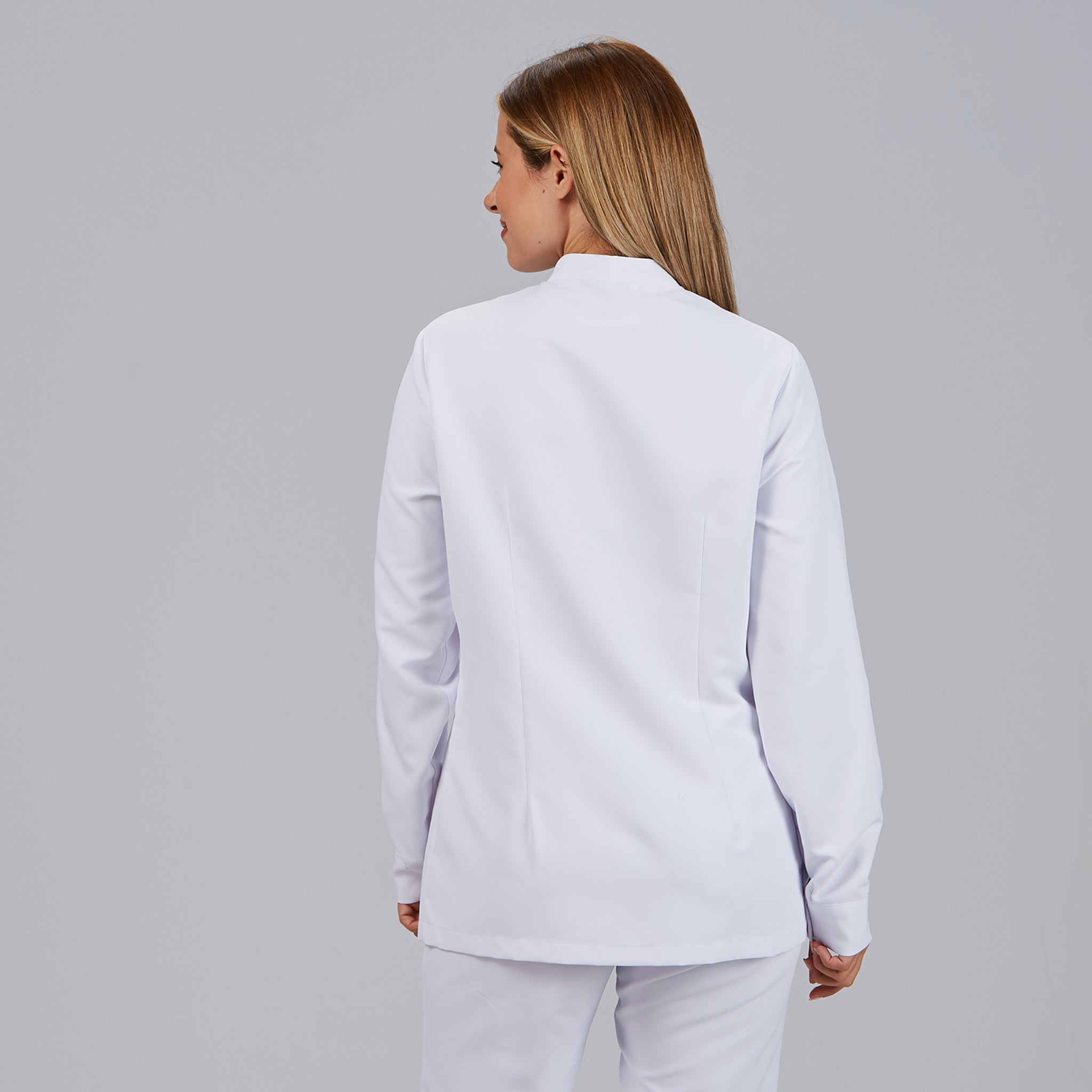 Gary's Katia blouse médicale blanche femme manches longues