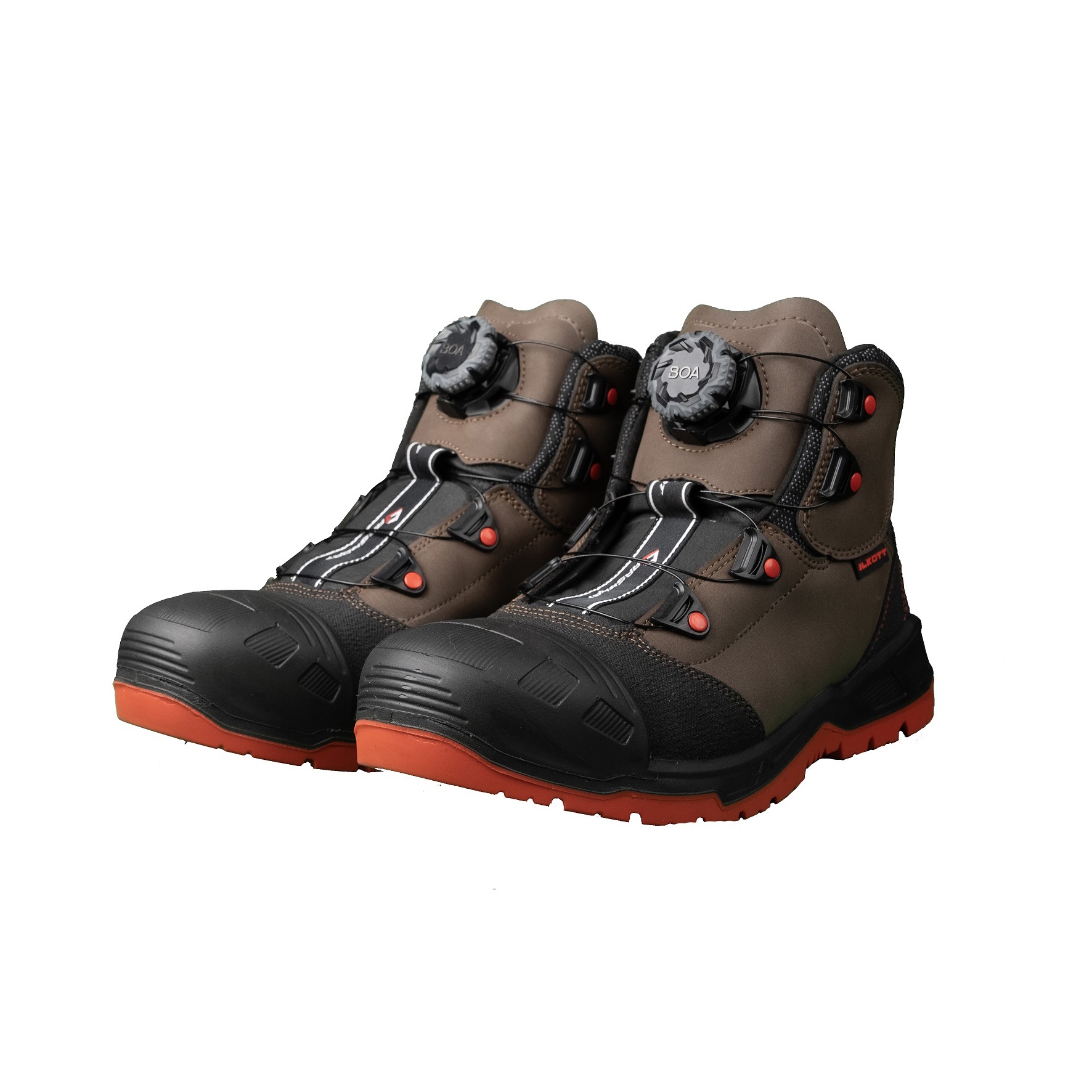 ILKOTT Modèle G chaussure sécurité Mid marron nubuck