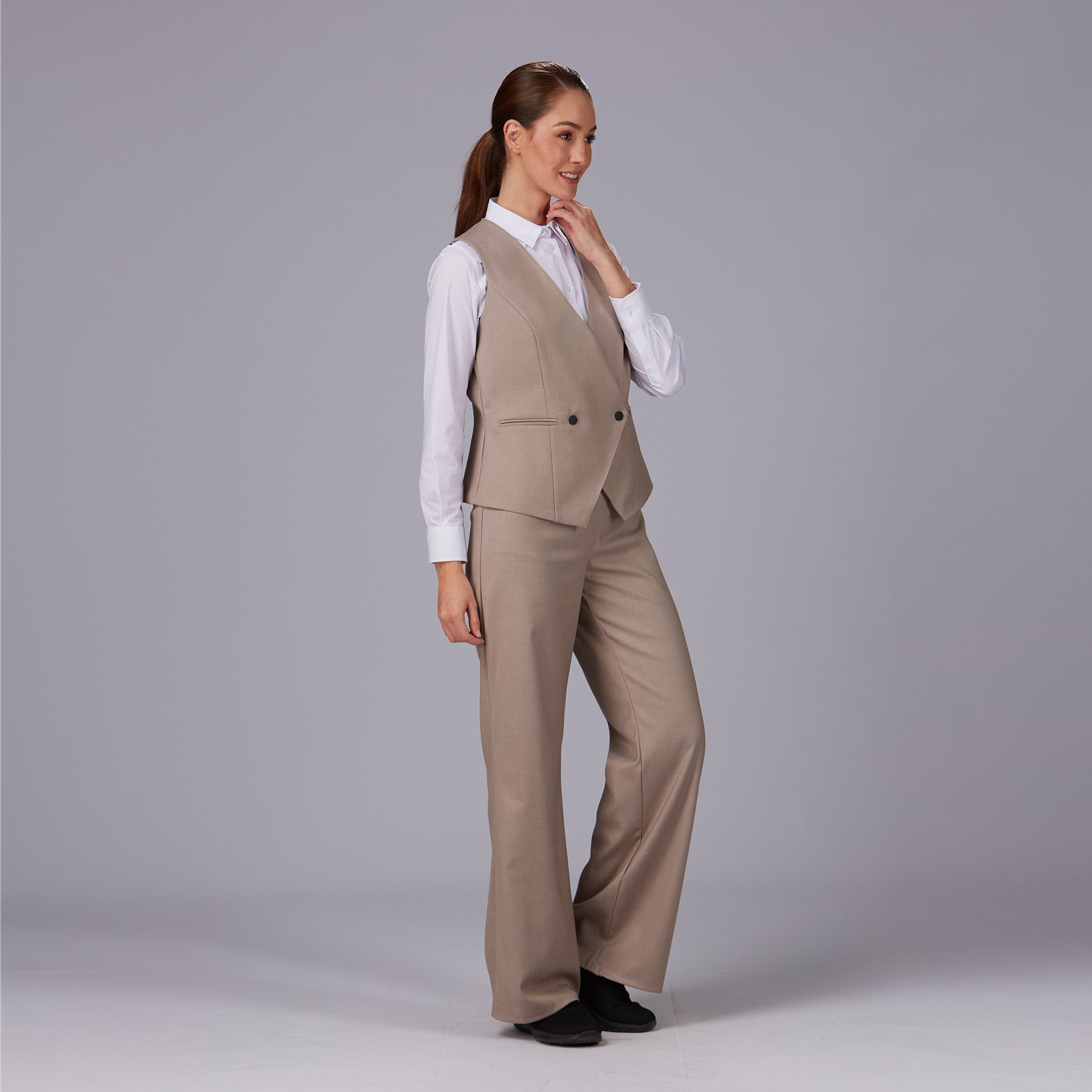 Gary's Wrap pantalon travail femme Marino croisé stretch