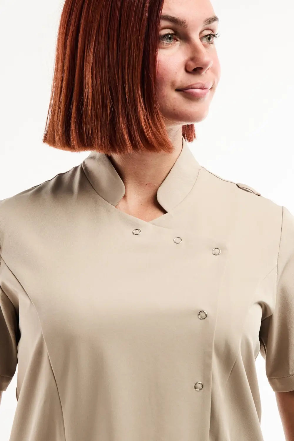 Aelin Aurelia blouse médicale femme sable stretch