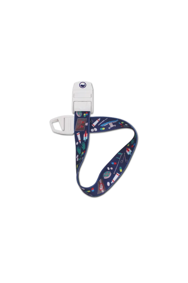 Enfermania Instrumental garrot compresseur bleu tourniquet