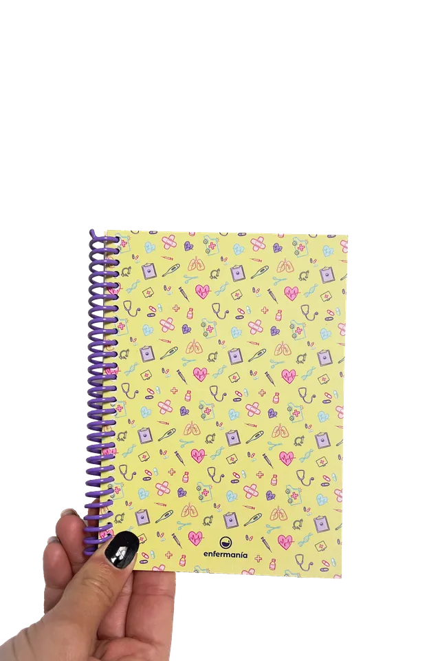 Enfermania Papelería Lemon carnet A6 poche Instrumental