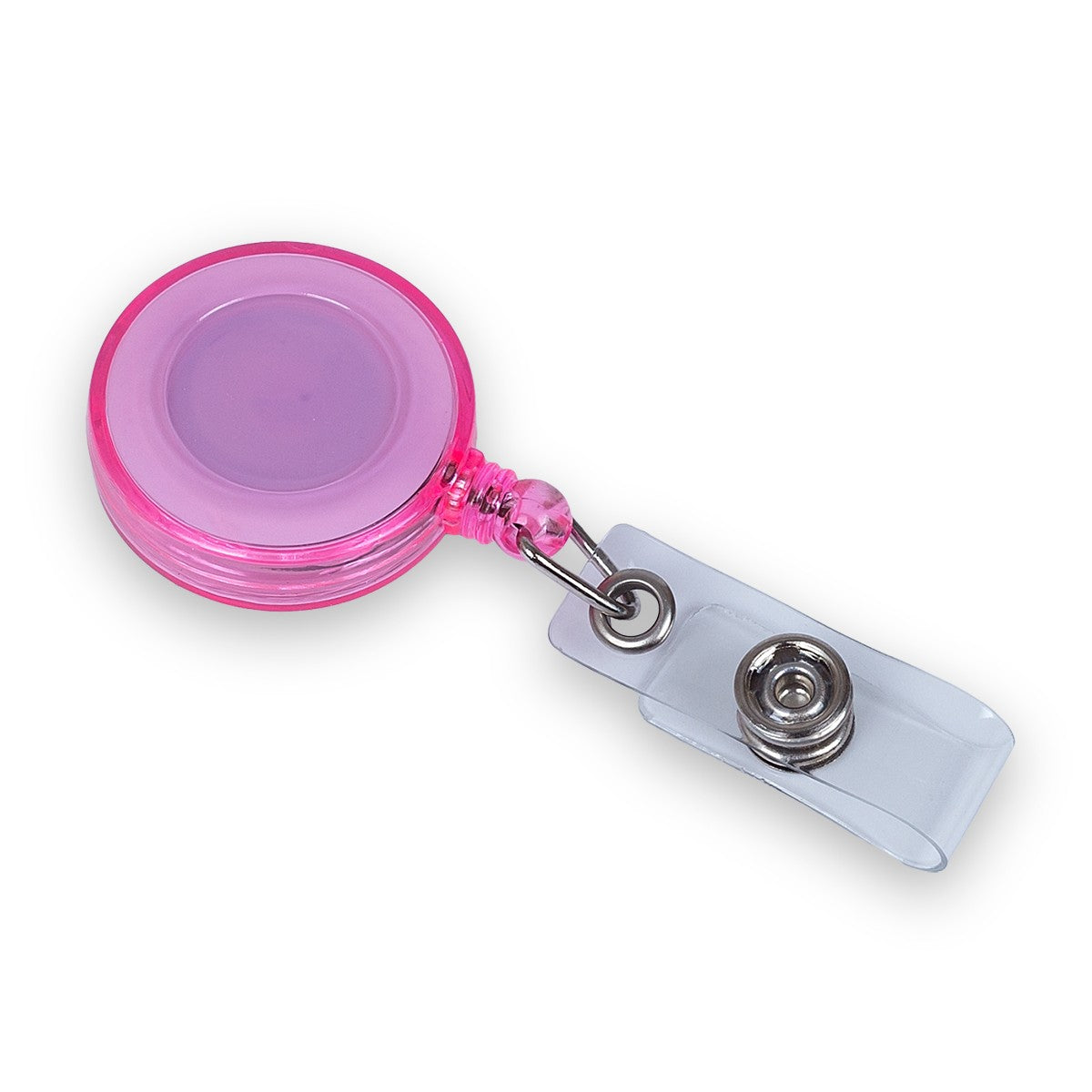 Enfermania Accesorios enrouleur badge plastique rose