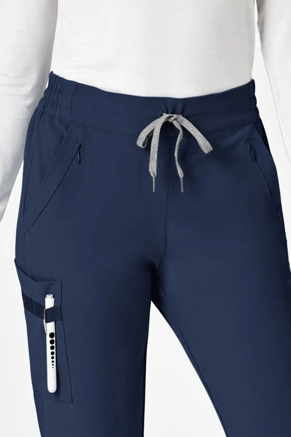 Aelin EMMA Renew pantalon médical femme bleu marine 7 poches