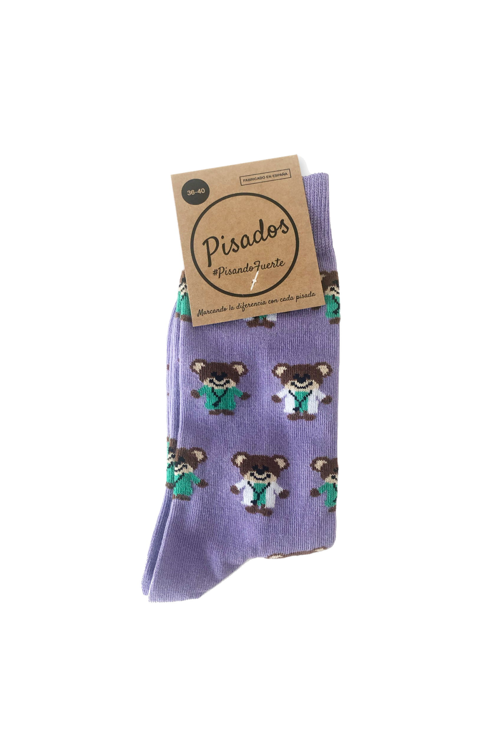 Enfermania Ropa chaussettes infirmière ours 36-40 41-46