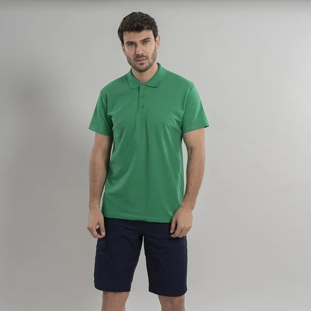 GARY'S Peñafiel polo homme coton noir manches courtes