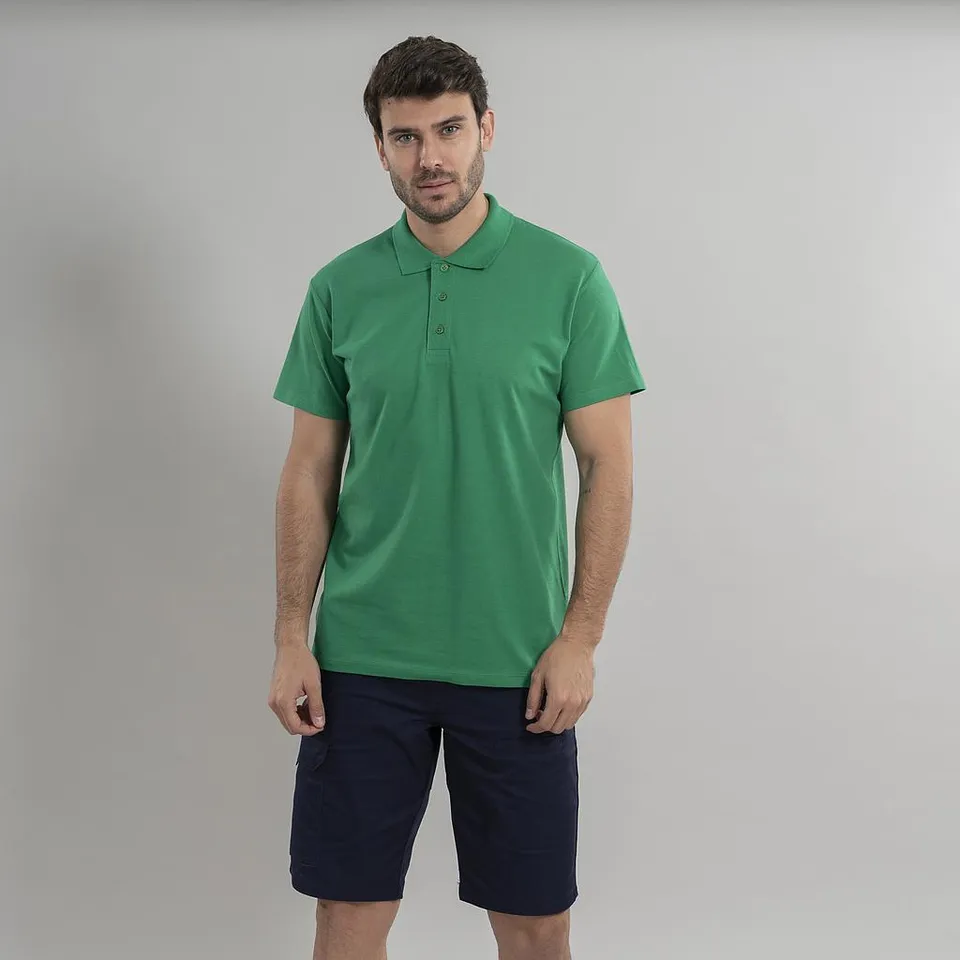 GARY'S Peñafiel polo homme coton noir manches courtes