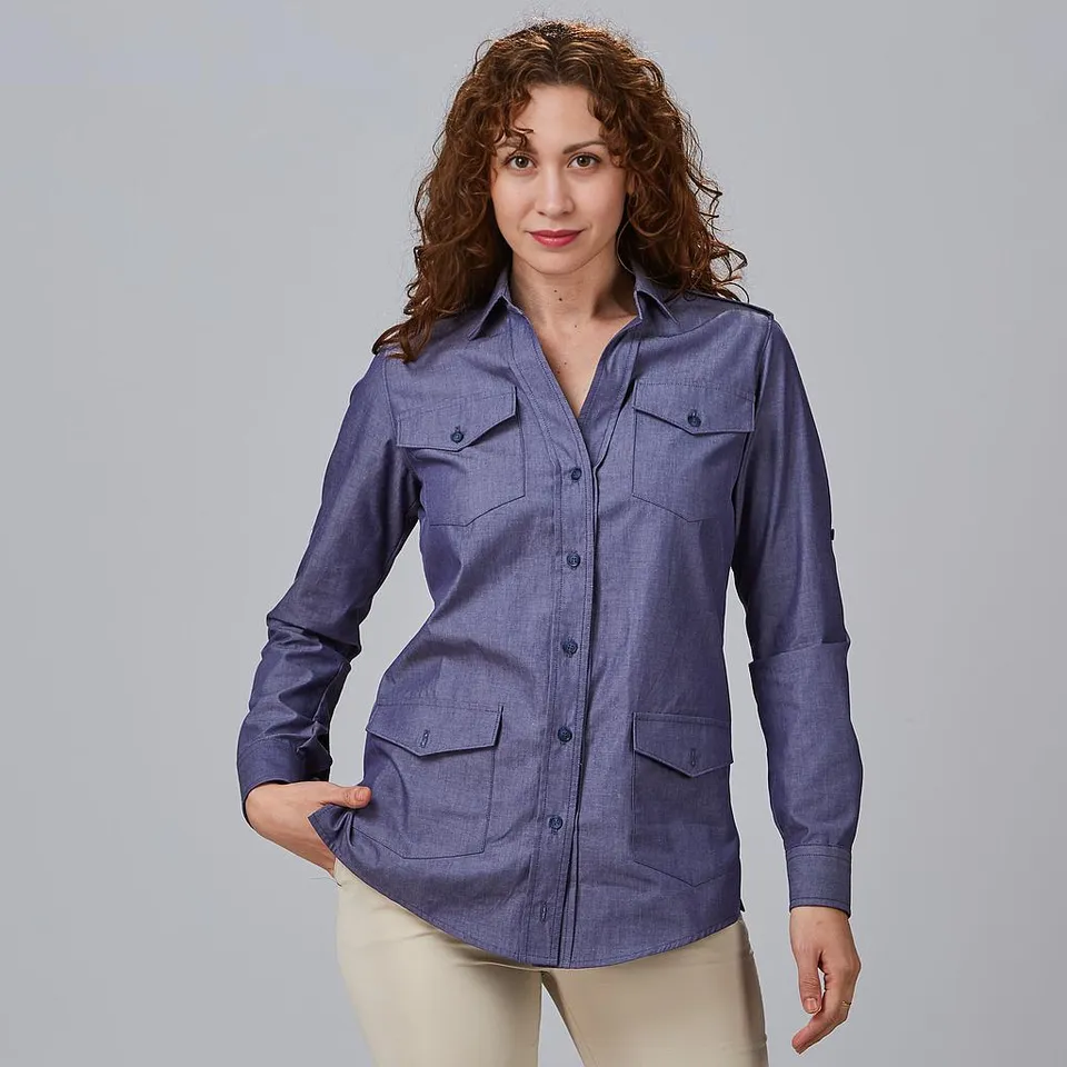 GARY'S Daniela chemise femme marine 104 coton