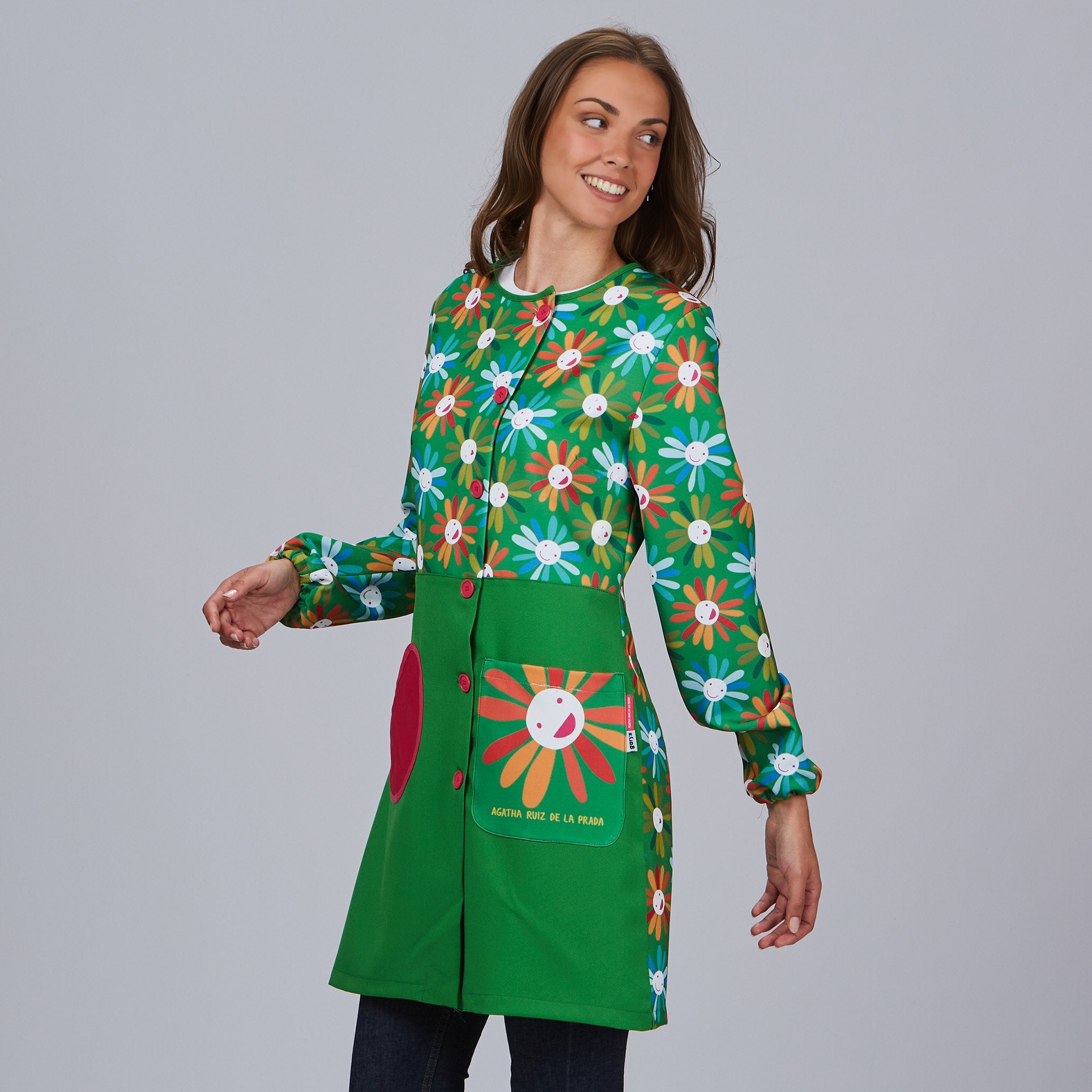 GARY'S Piropo Agatha blouse école verte billard