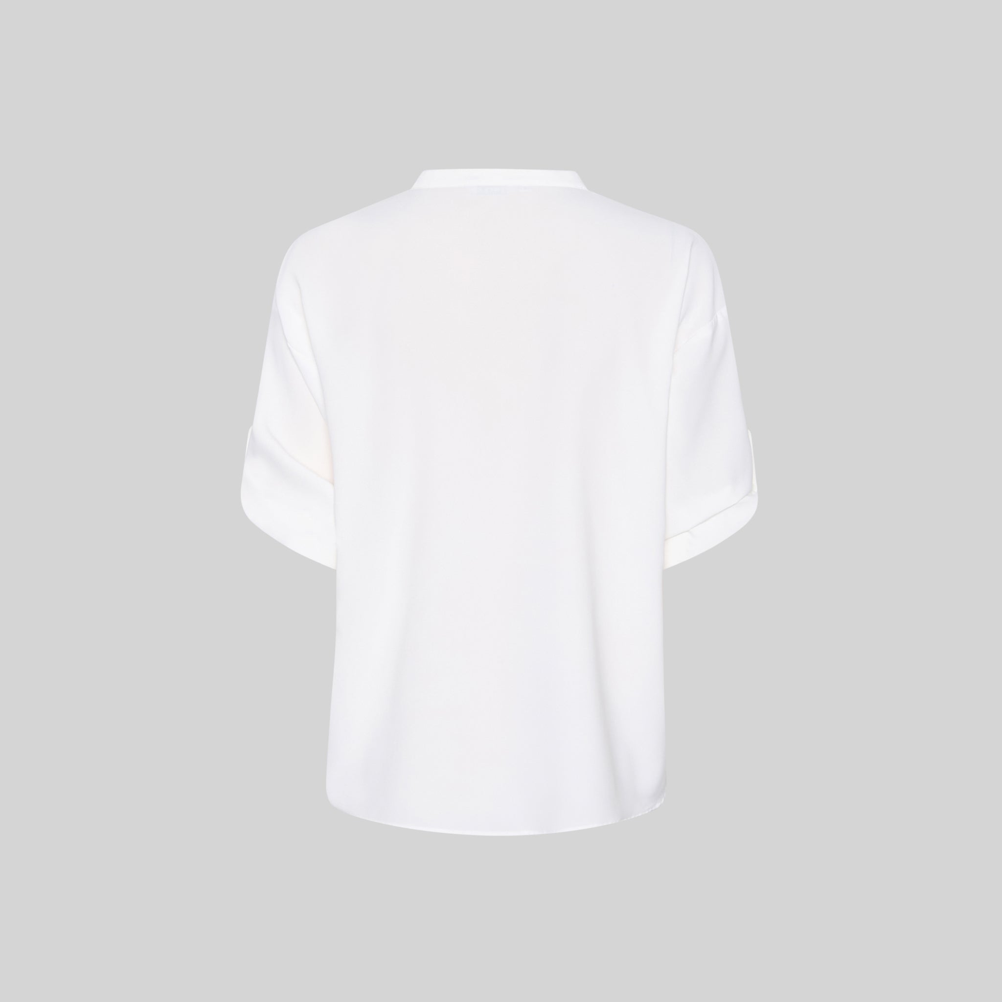 Gary's Blouses chemisier Micaela blanc manches retroussables