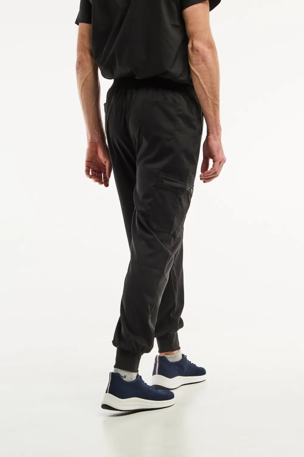 Aelin LUCA jogger pantalon médical noir homme poches