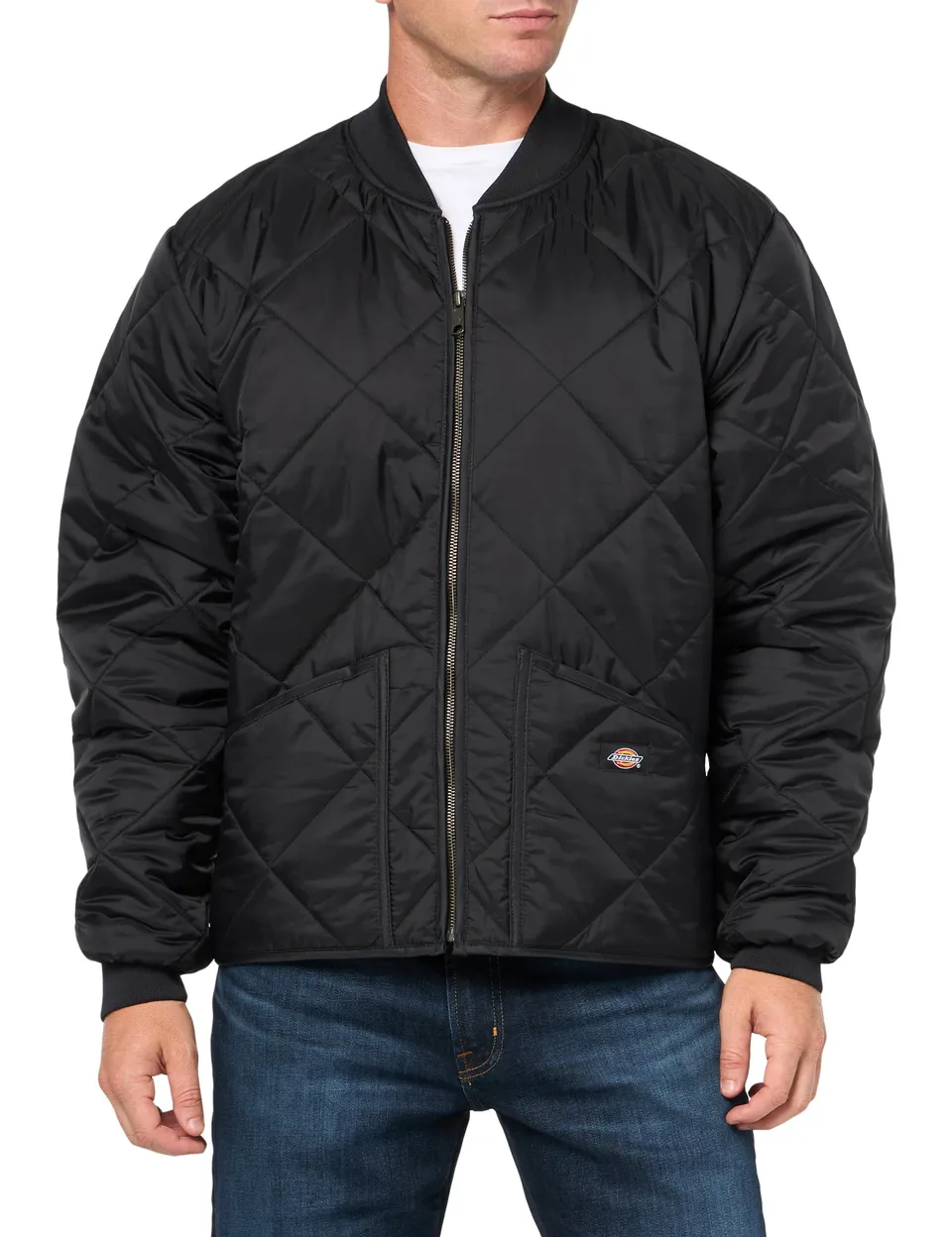 Dickies Diamond Quilted Jacket veste homme bleu marine imperméable