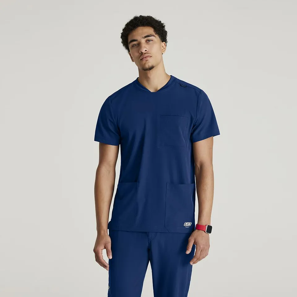 Gary's Thesis Top Barco blouse médicale bleu marine