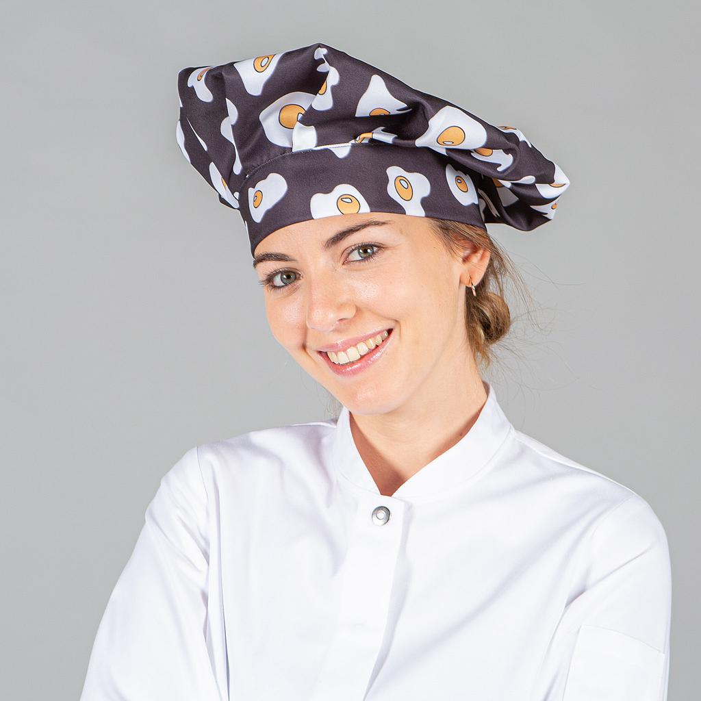 Gary's Classic Chef toque velcro imprimé araignée gris