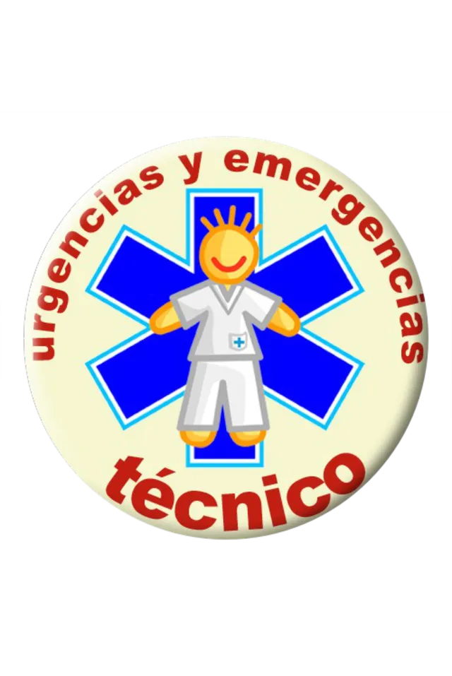 Enfermania Regalos Chapa TES badge ambulancier 38 mm