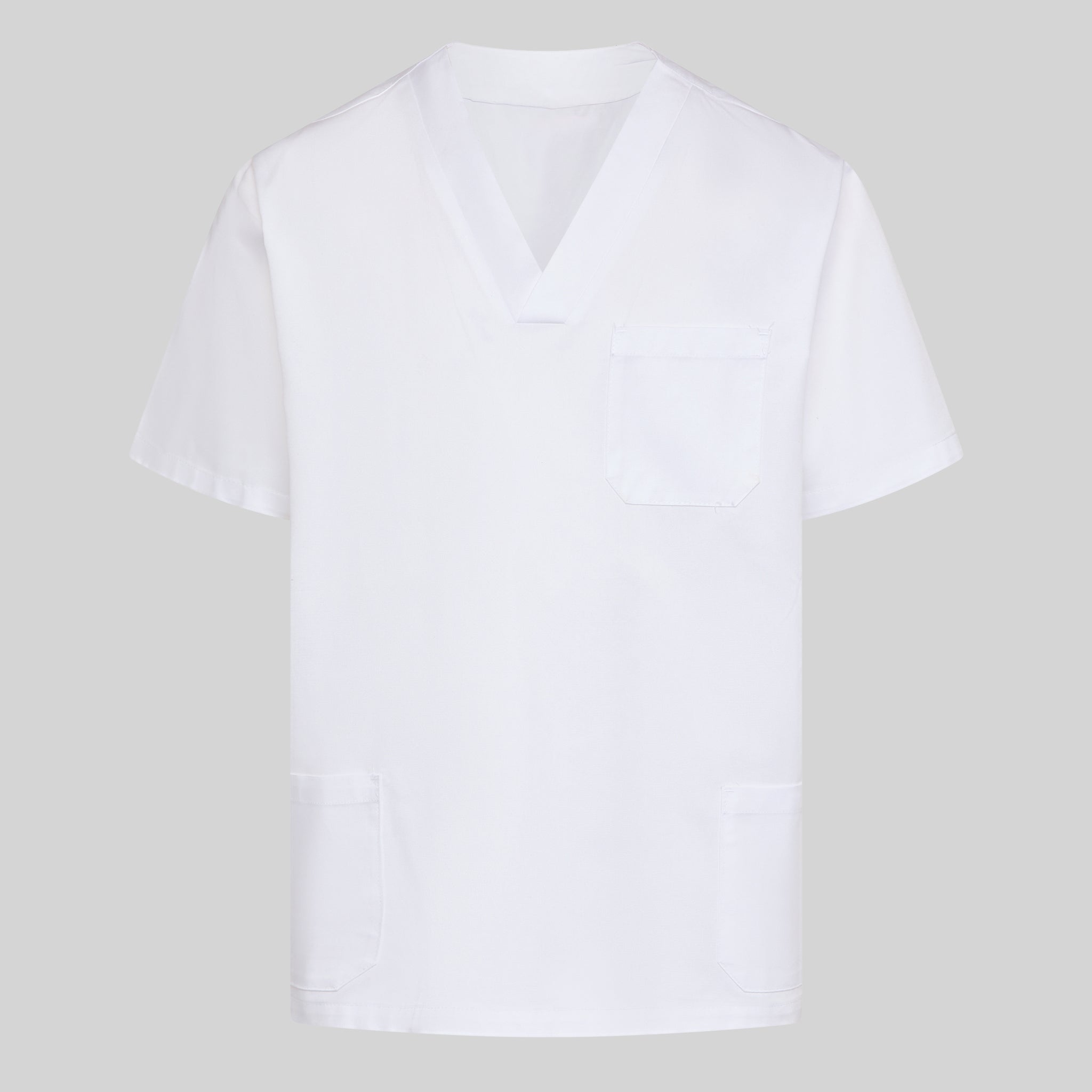GARY'S Sets ensemble médical blanc col V blouse + pantalon