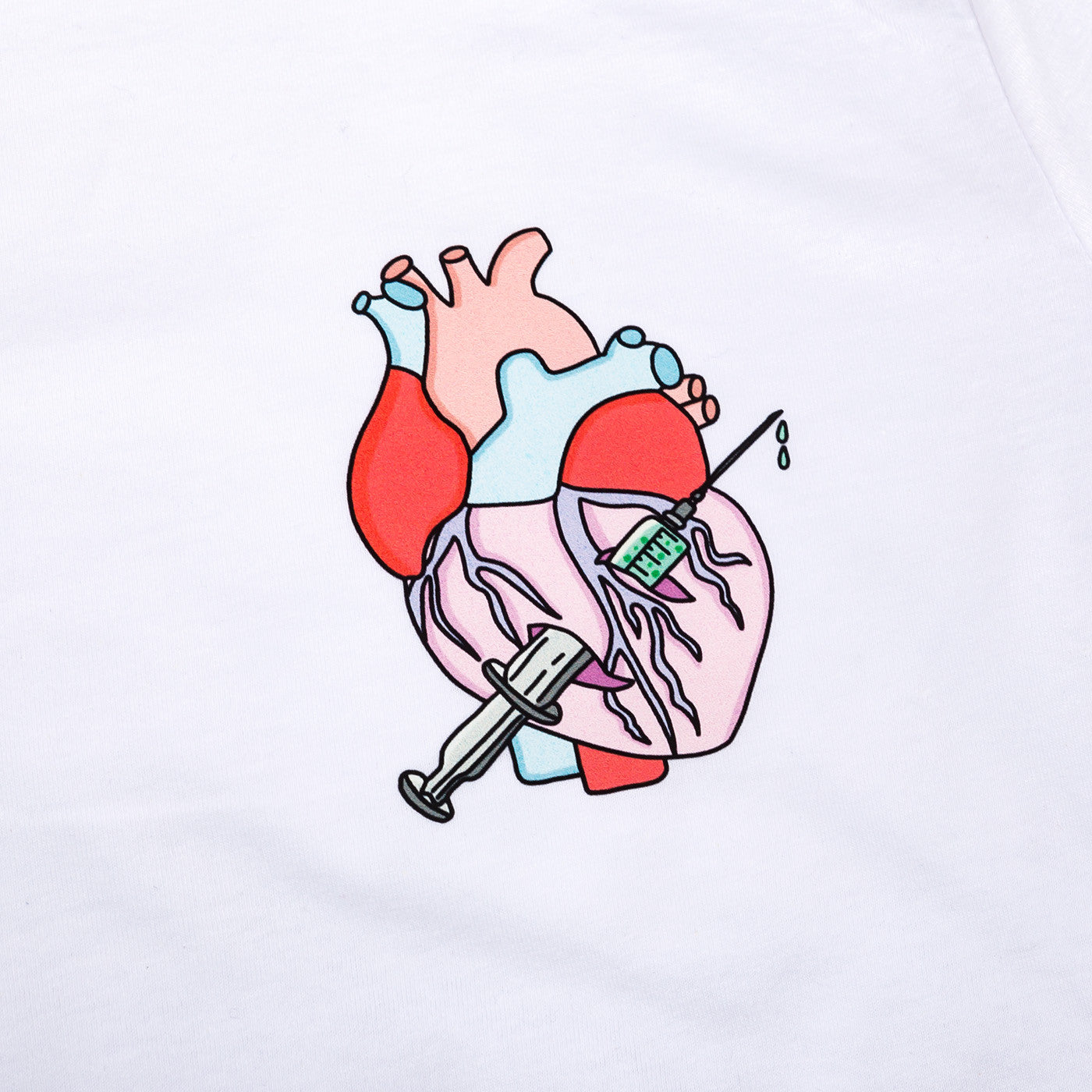 Enfermania Ropa Rebelheart t-shirt femme blanc coton