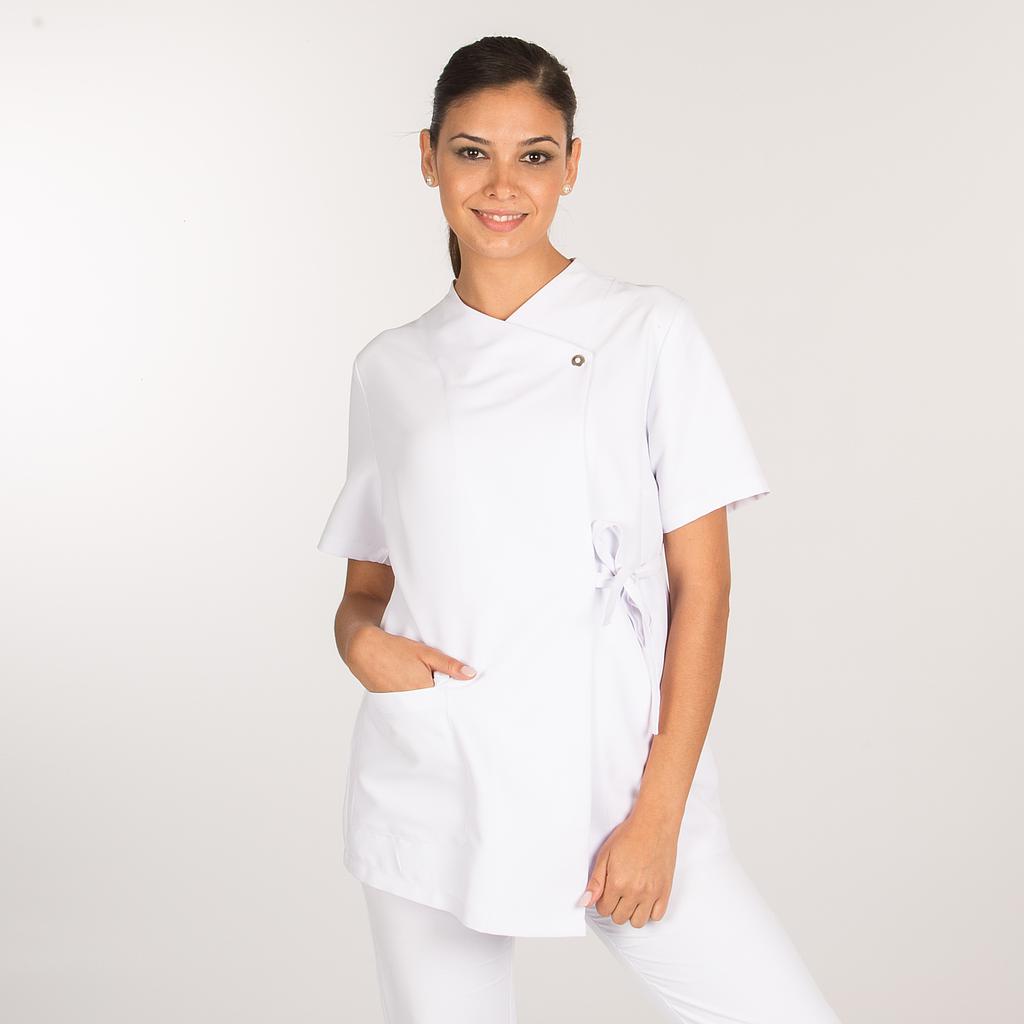 GARY'S Bali blouse femme microfibre noire manches courtes spa