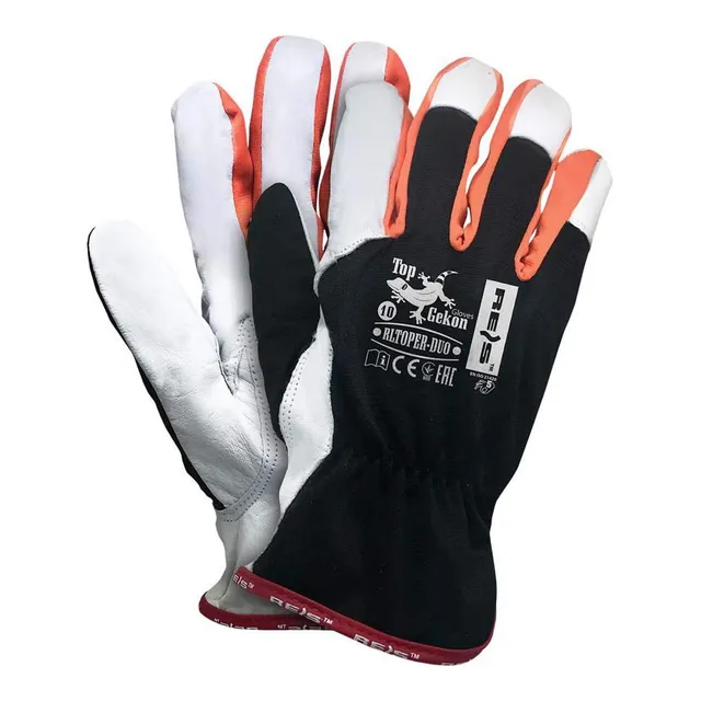 Reis Topgekon RLTOPER-DUO gants de travail noir taille 10 lot 12
