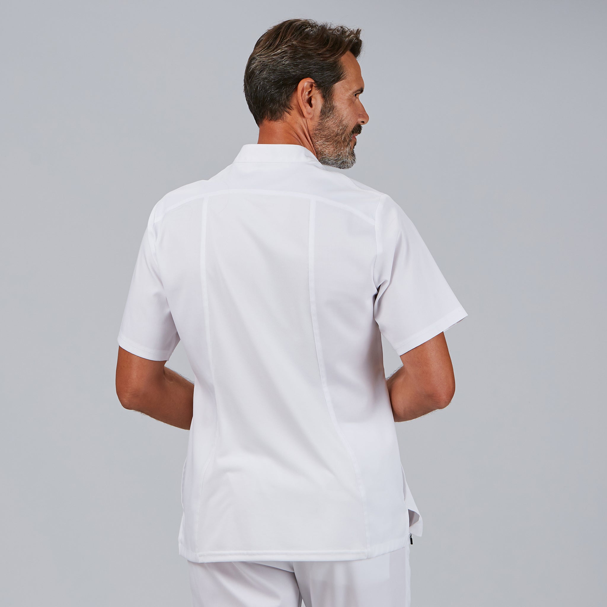 GARY'S Uriel 600087 blouse médicale homme noire manches courtes