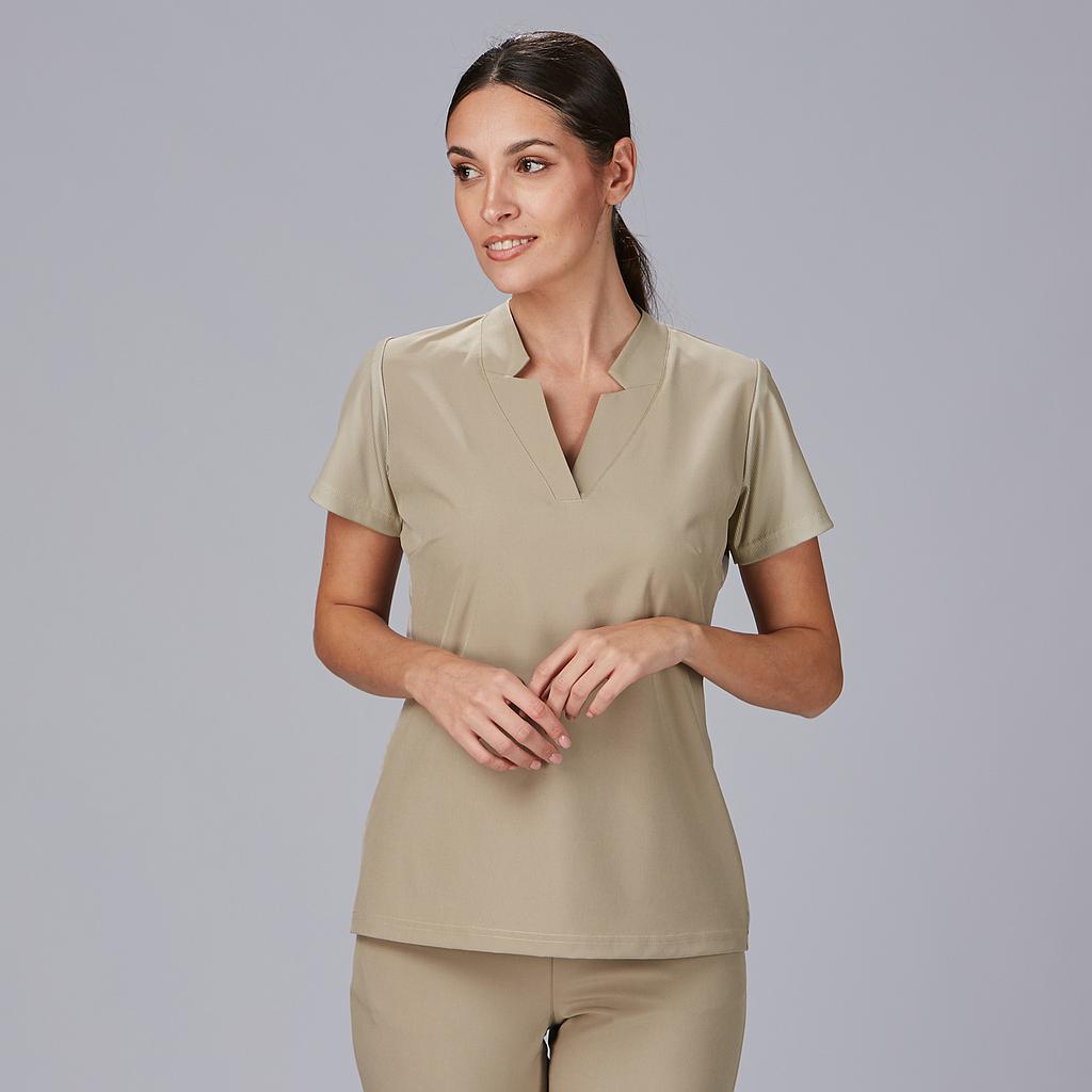 Gary's Rosell blouse médicale femme noire microfibre