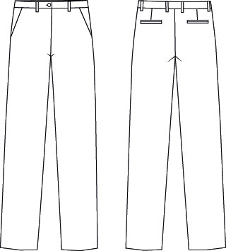 GARY'S Pants TROUSERS WOMAN INTERLOCK pantalon noir stretch