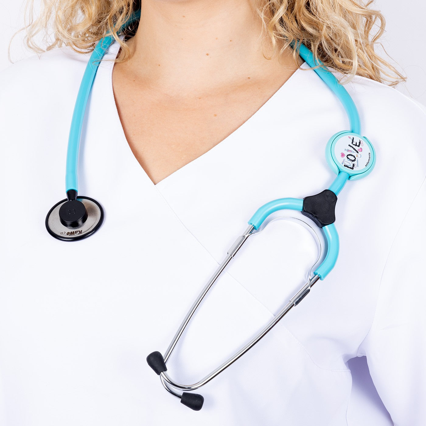 Enfermania Accesorios identificateur stéthoscope rose