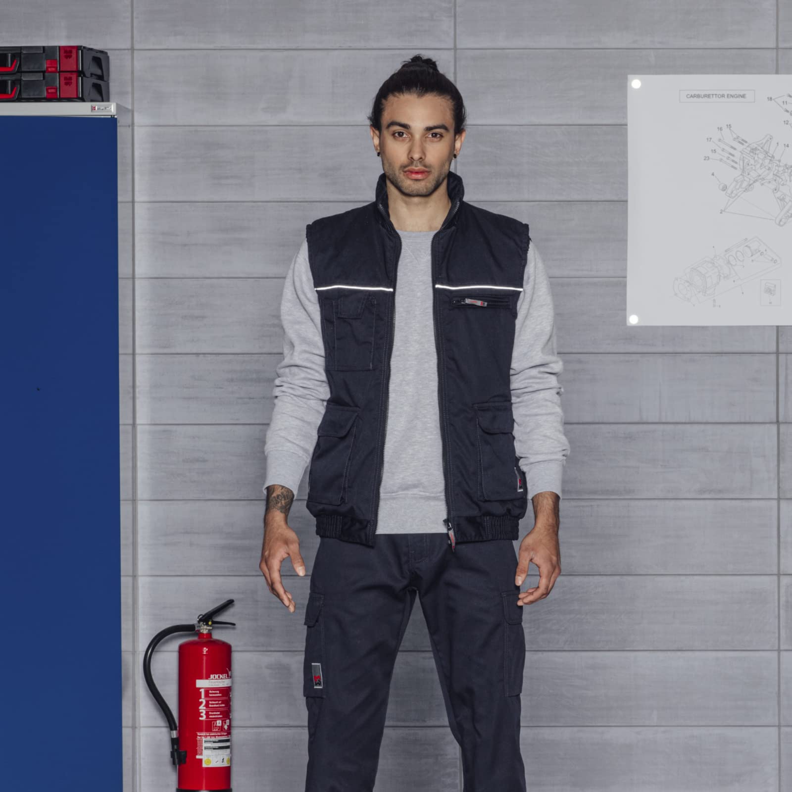 Würth MODYF Classic Gilet Matelassé Marine Taille XXL