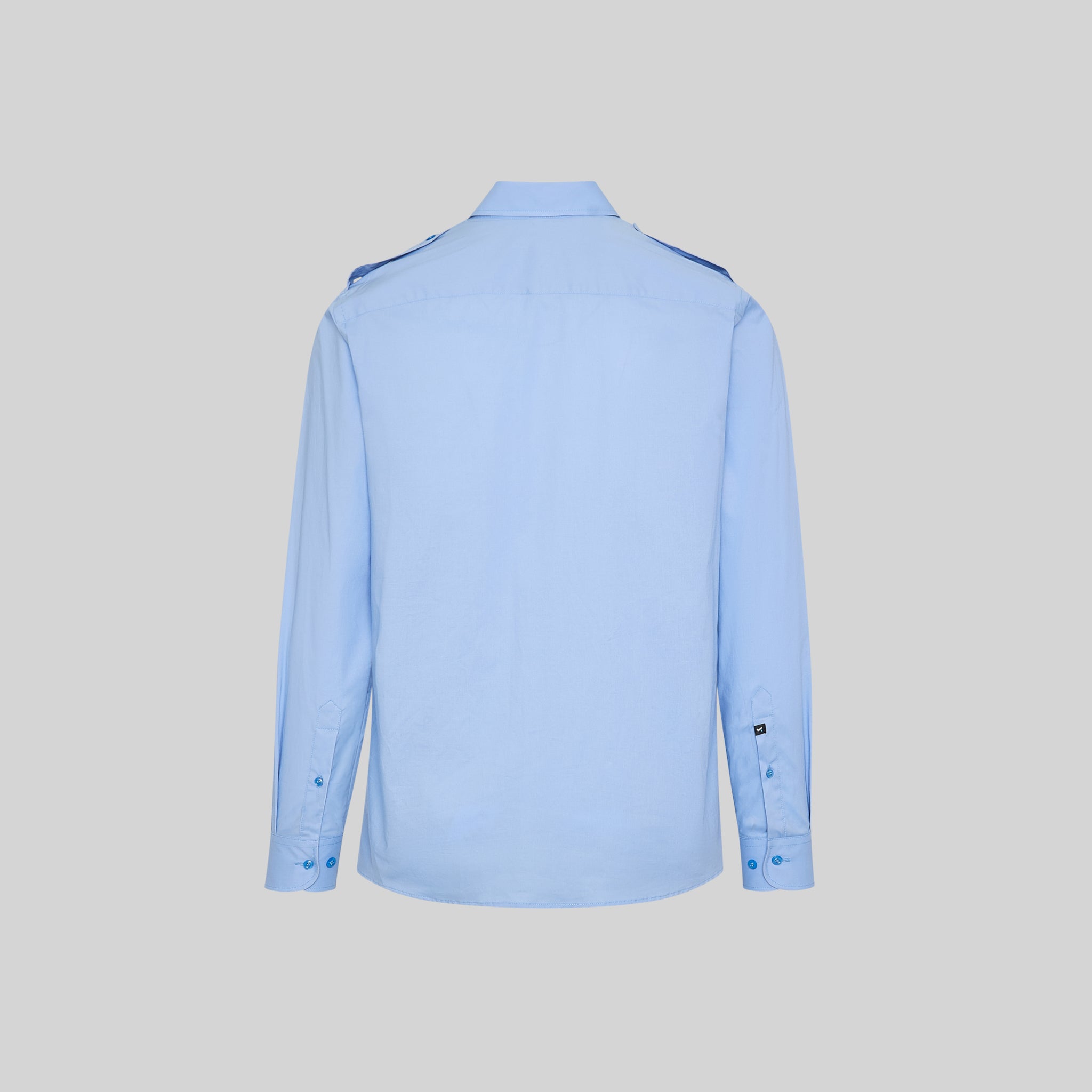 Gary's chemise unisexe blanche épaulettes ML