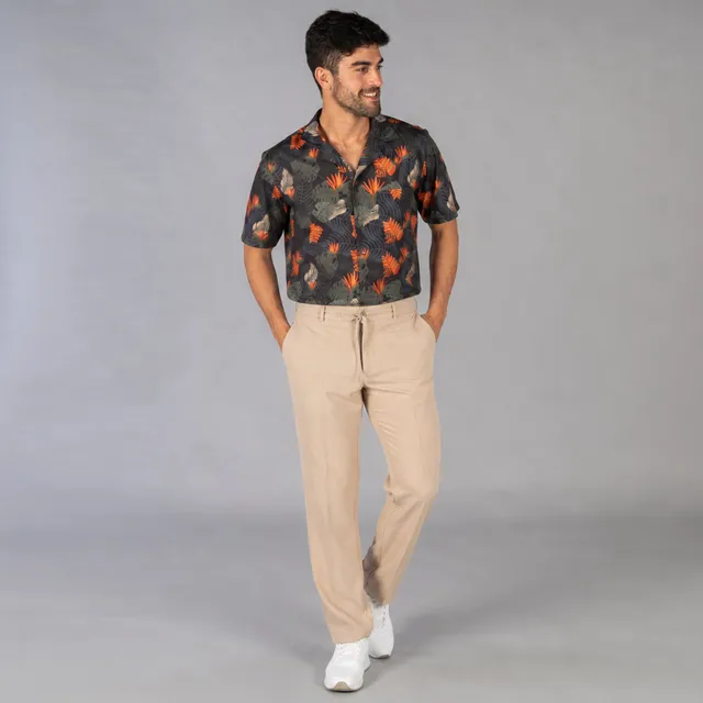GARY'S Bambula pantalon homme beige hôtellerie