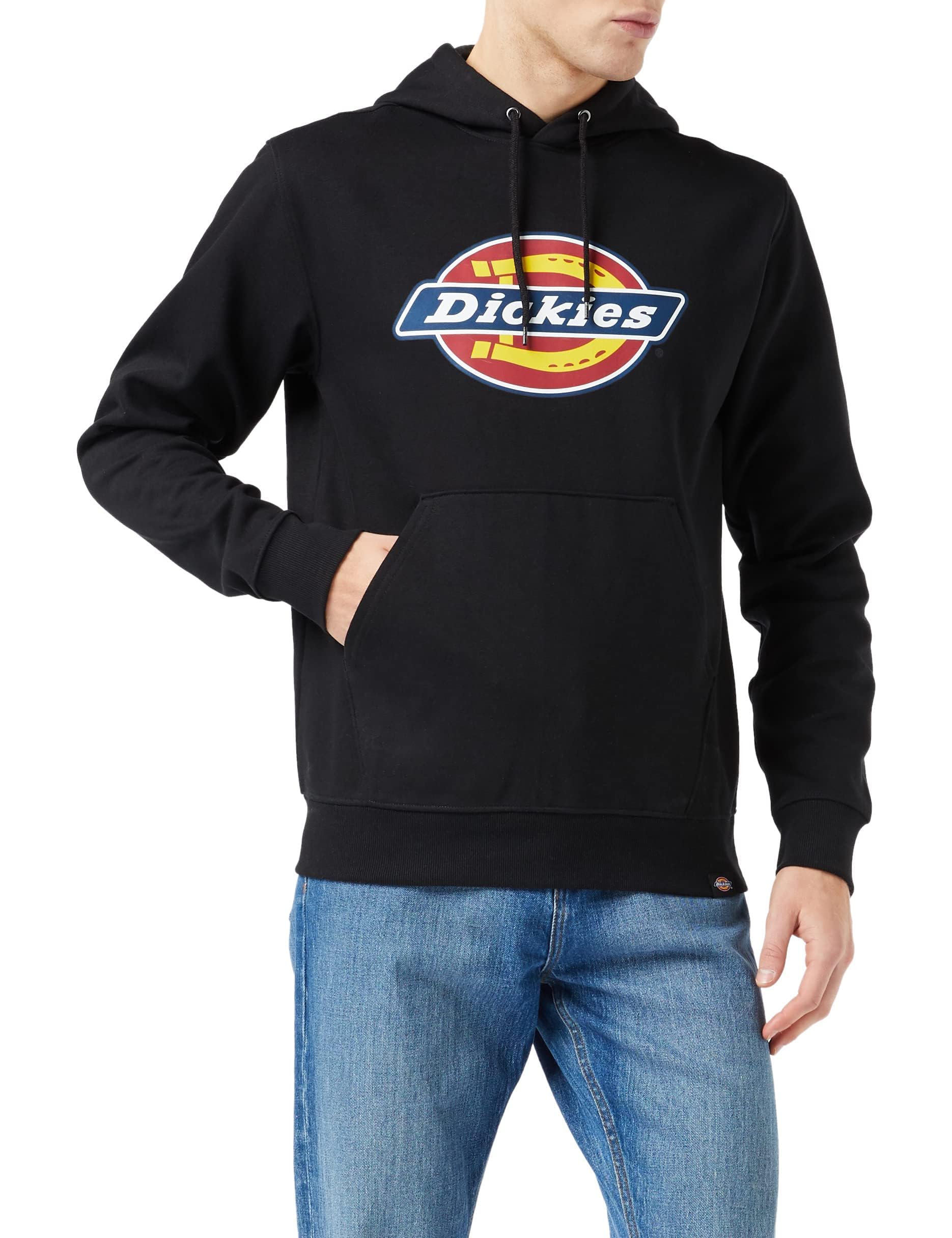 Dickies Front Logo sweat capuche homme gris XXL polaire