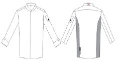 GARY'S Chef Jackets Helios veste cuisine noire