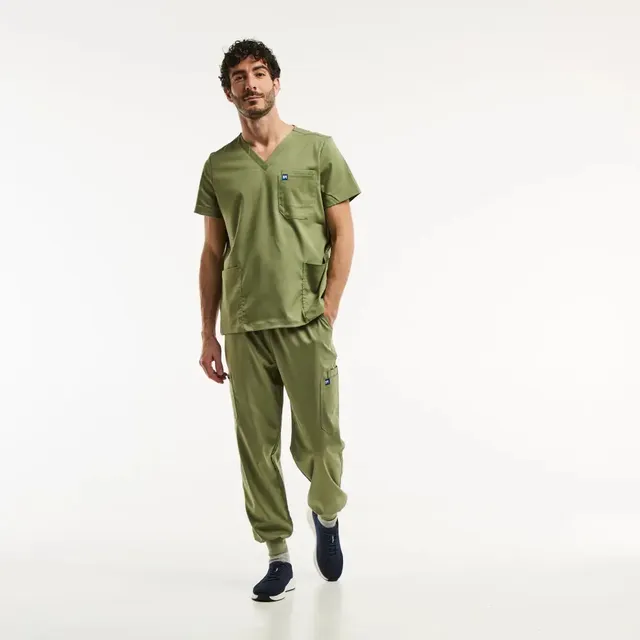 Aelin LUCA Jogger tenue médicale homme vert olive