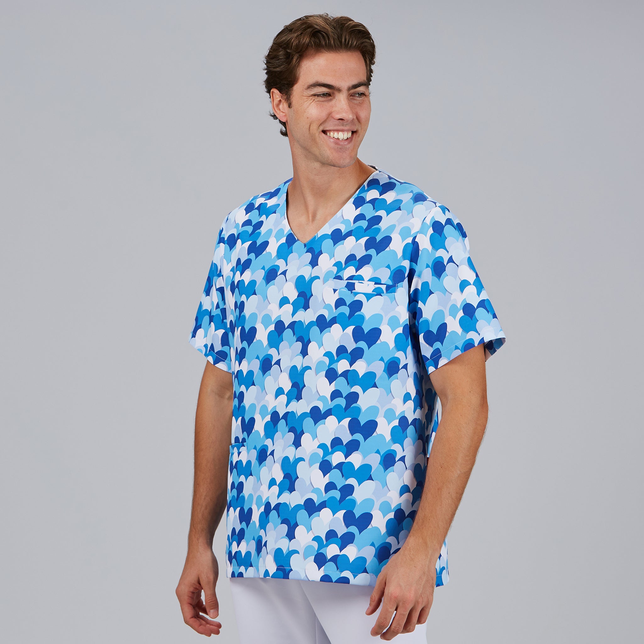 Gary's Blouses Cuore Agatha blouse médicale bleu XS