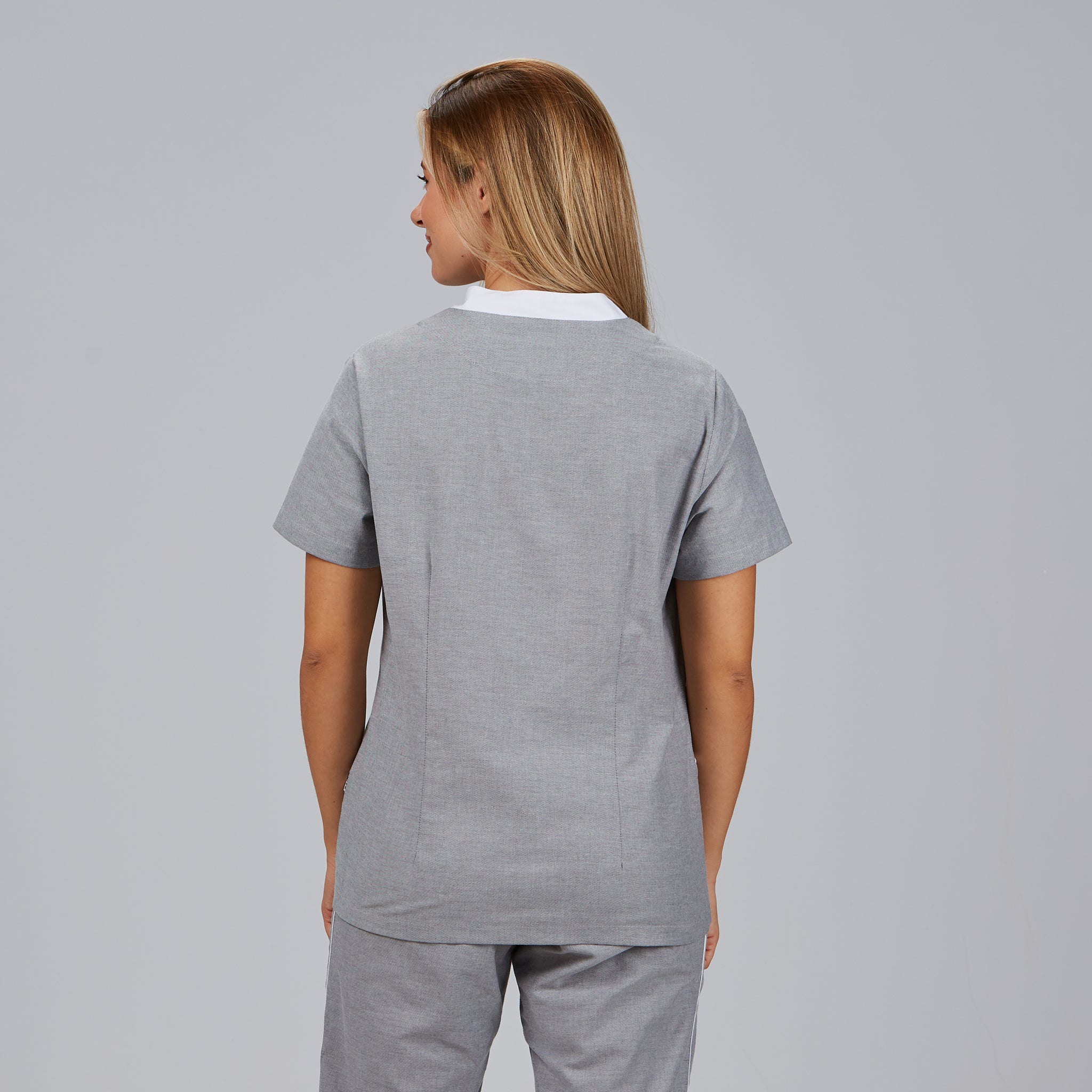 Gary's Brenda blouse médicale femme gris perla taille M