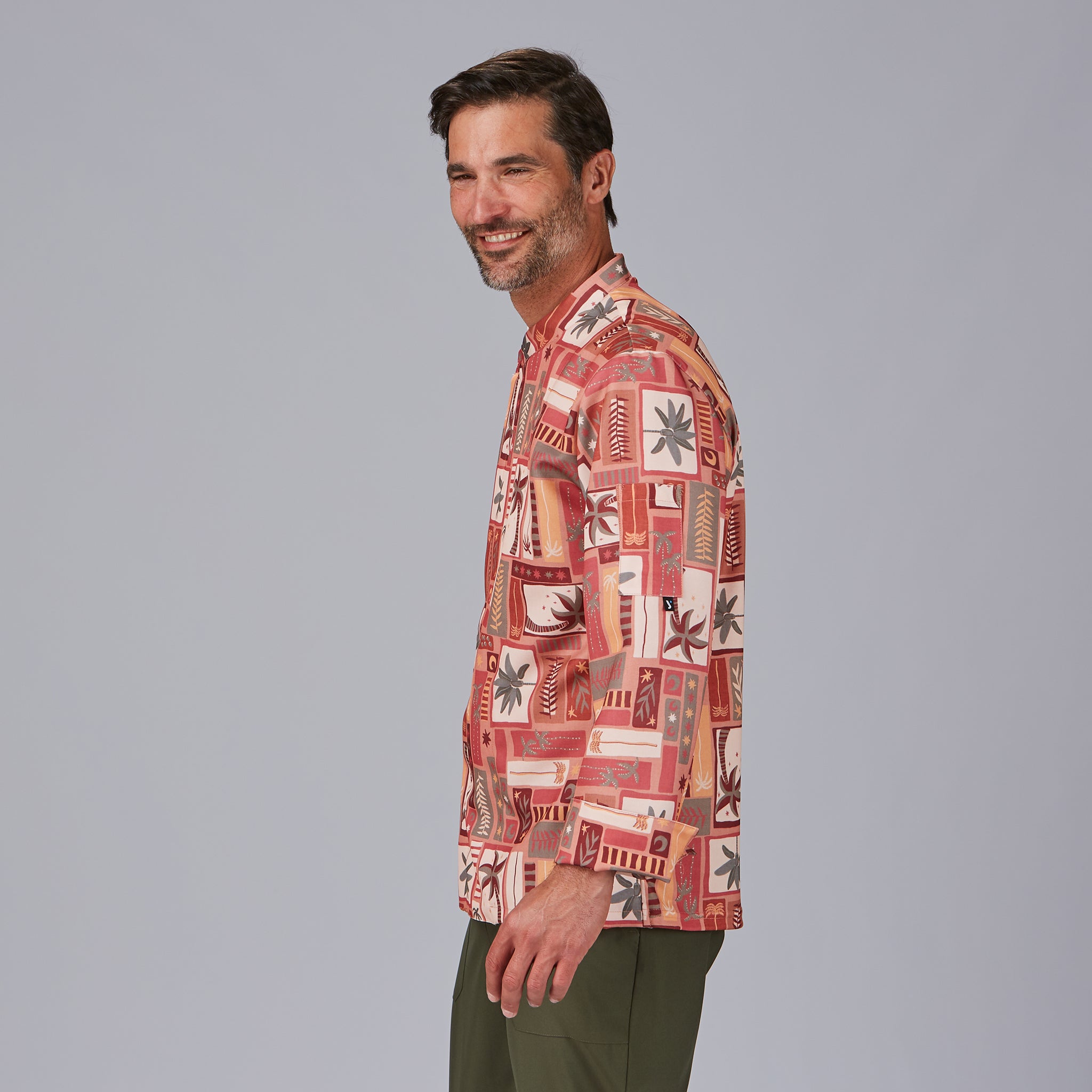 Gary's Vazquez veste de cuisine imprimé Alcachofa coton bio