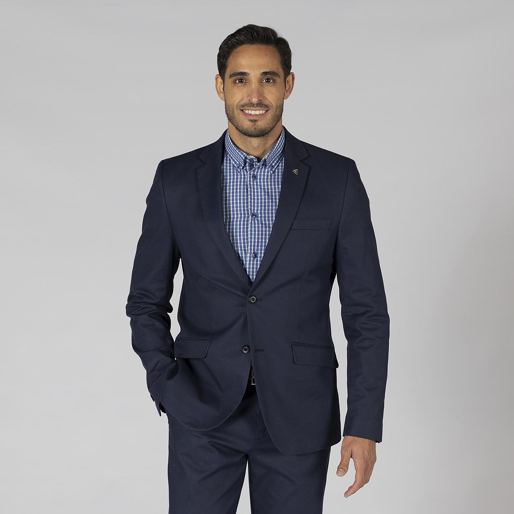 GARY'S Meeting Blazer homme marine slim 2 boutons