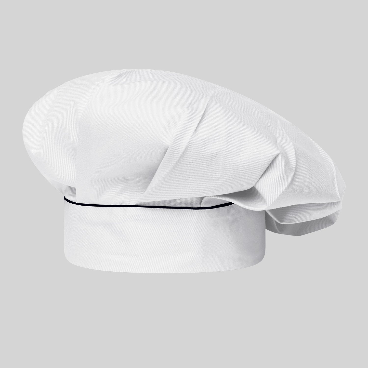 Gary's toque chef blanche velcro réglable taille unique